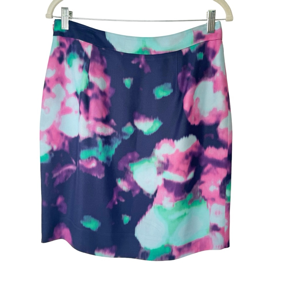 Kate Spade Watercolor Barry Skirt In Simply Cinema Size 10 - Picture 3 of 6